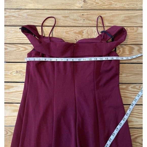 Vintage Eureka Sleeveless Long Gown Size 3XL Women’s Burgundy - Picture 6 of 6